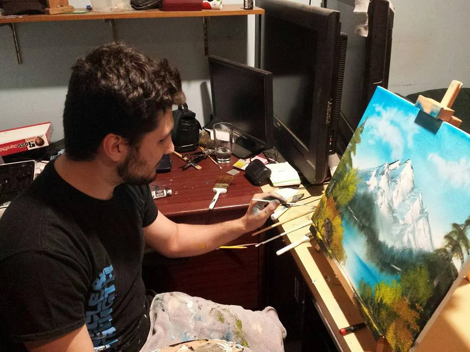Frank Pellicano painting